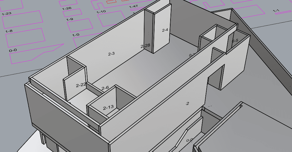 Numbered 3D model for guided assembly