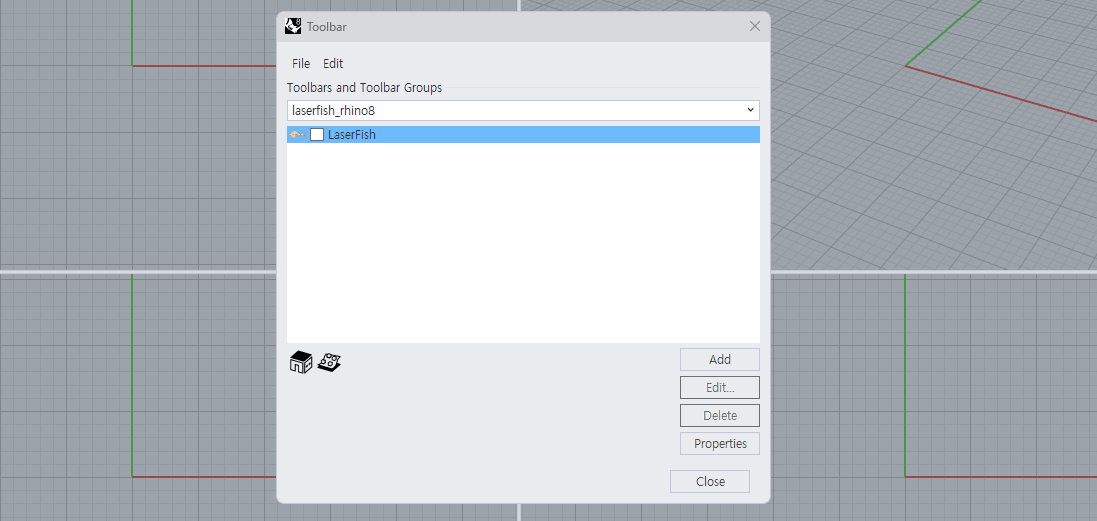 Set the default file to LaserFish